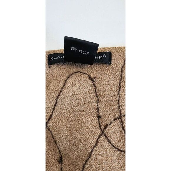 Sarah Spencer Women's Brown wool Cardigan Sweater in Large - Picture 7 of 9
